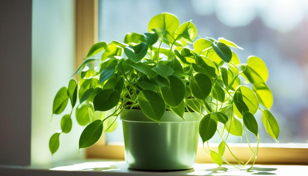 Bright Indirect Light for Money Plant