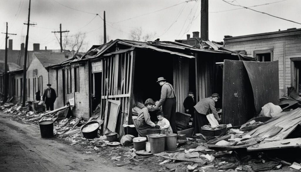 A main indicator of homelessness great depression