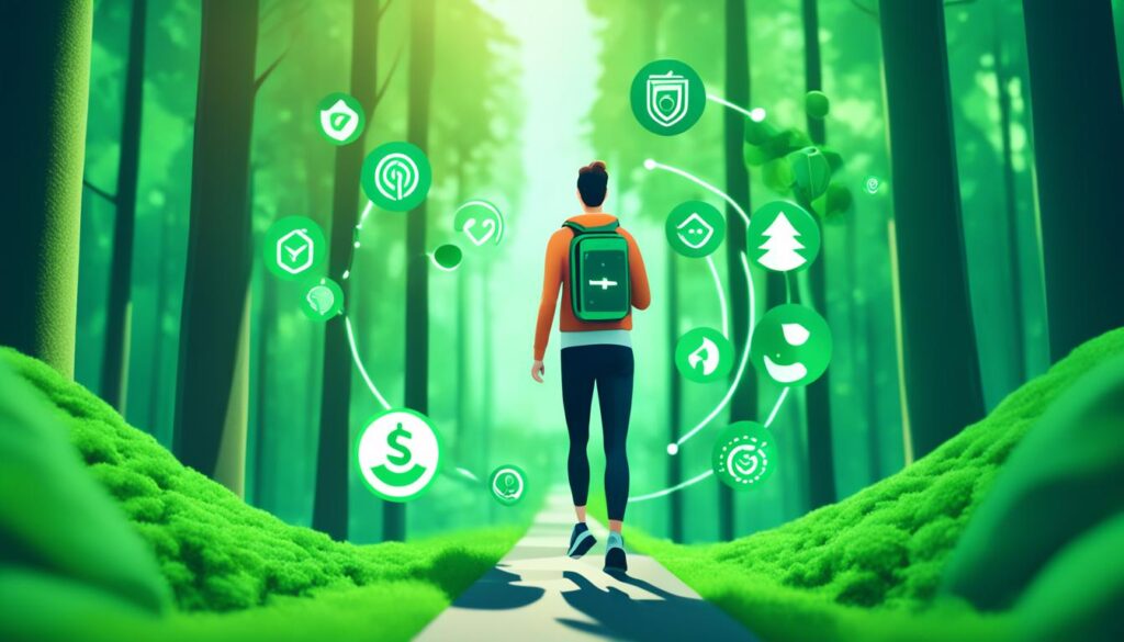 earn money by walking with Sweatcoin